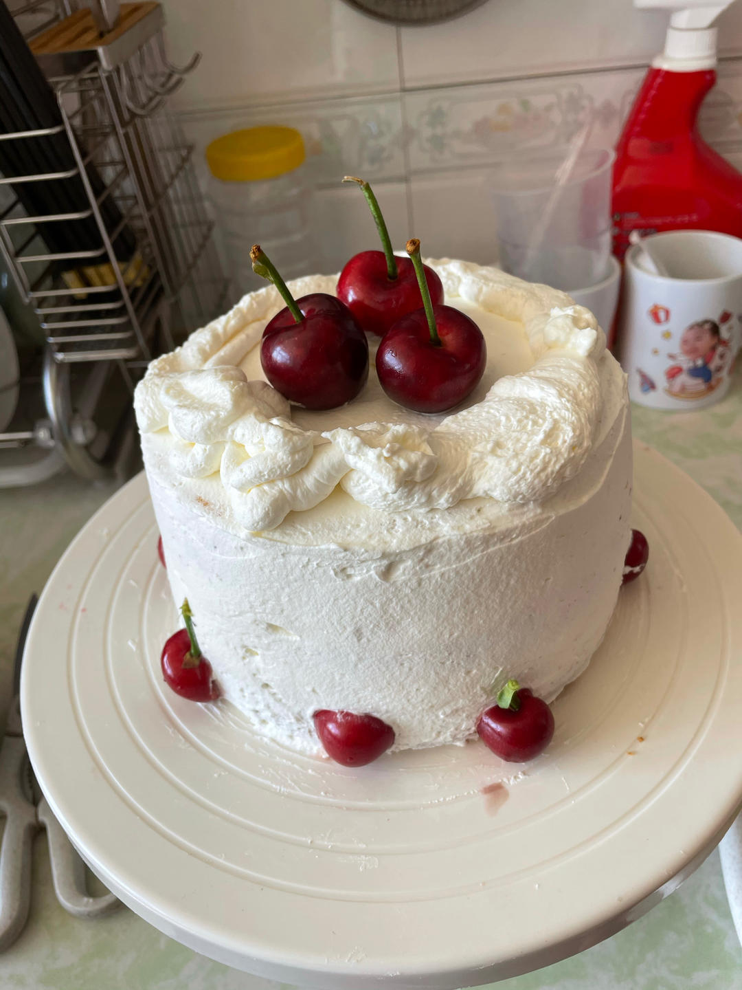 6寸戚风蛋糕零失败版