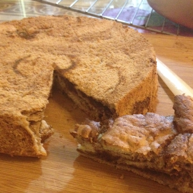 超q润黑糖肉桂戚风（17cm中空模）