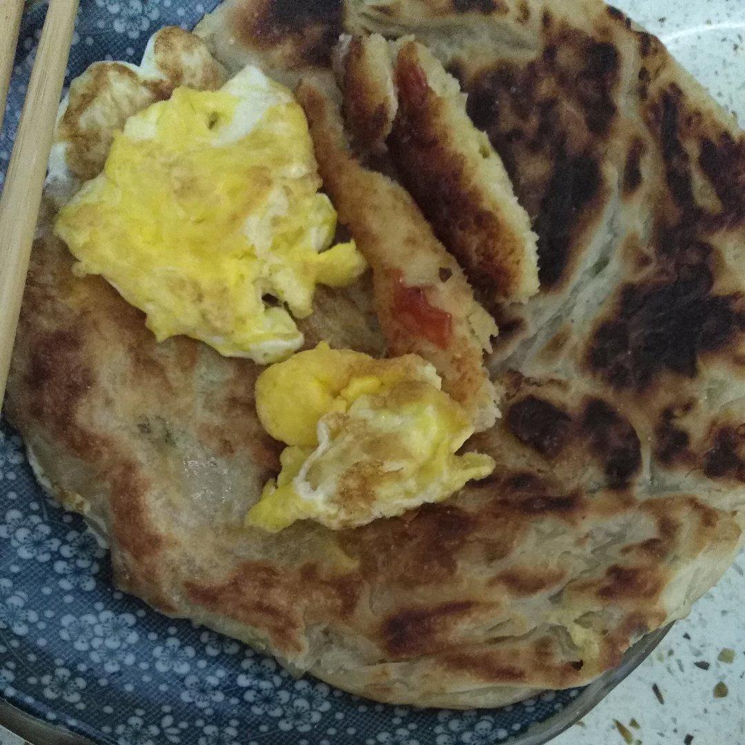 三分钟就可以做好孩子的早餐（手抓饼）