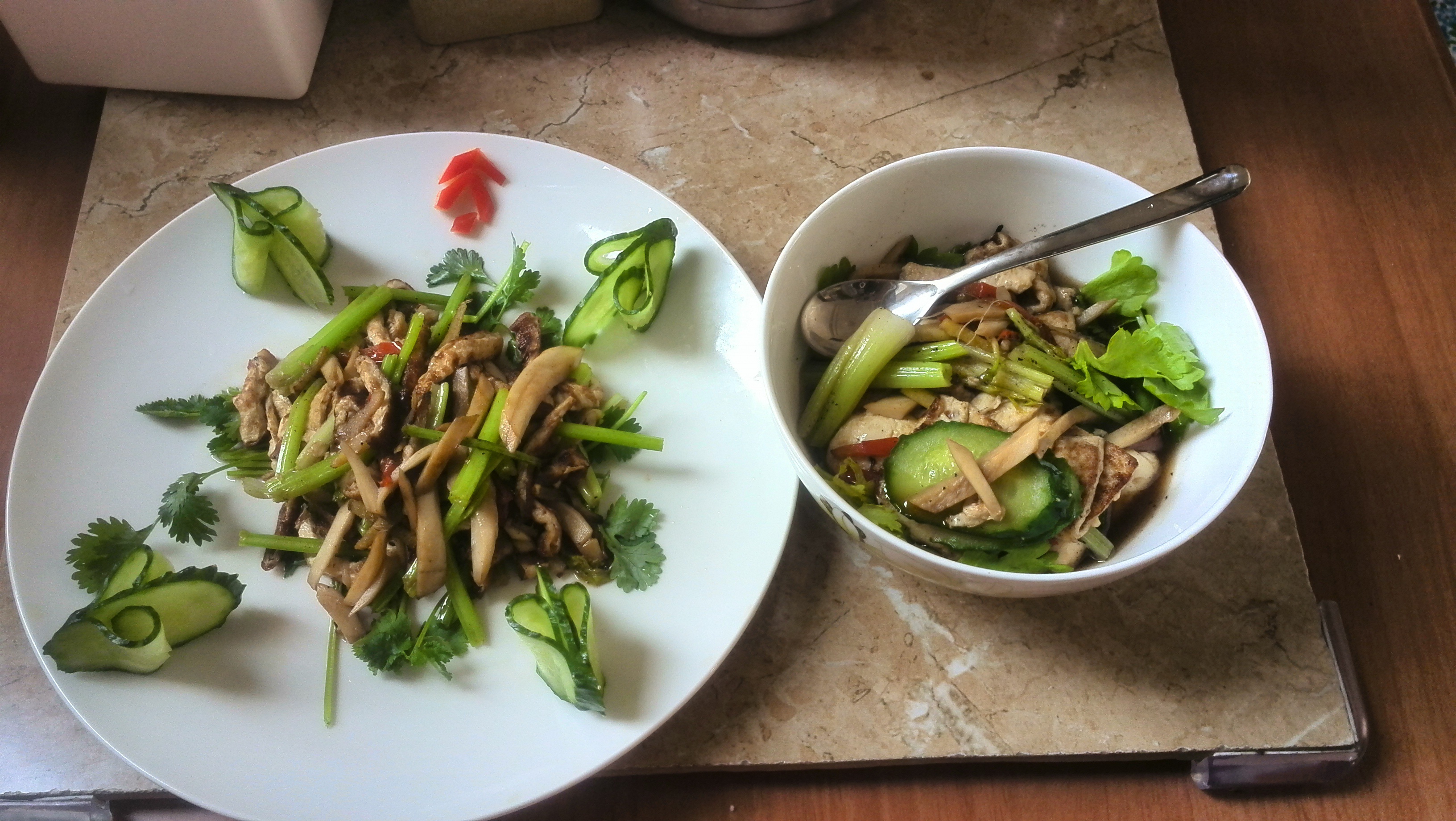 【圆满素食】家常豆腐丝