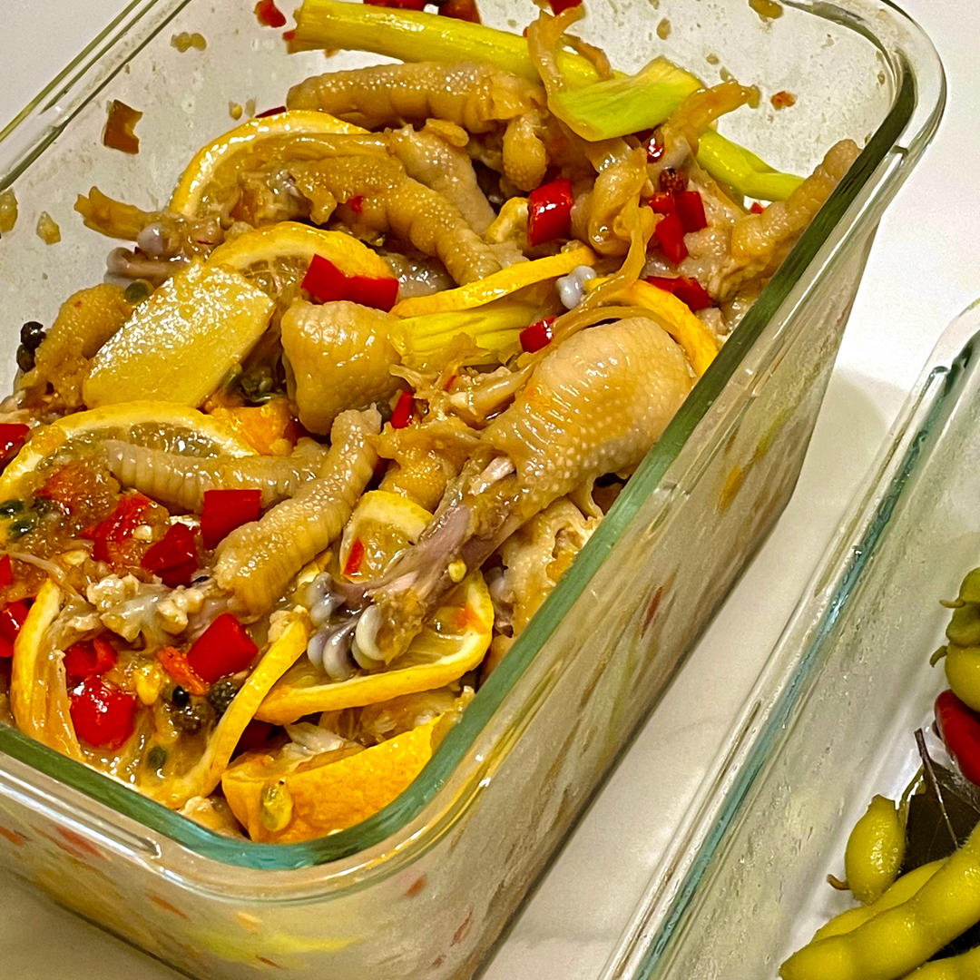 酸甜辣泰式柠檬🍋泡椒鸡爪爪