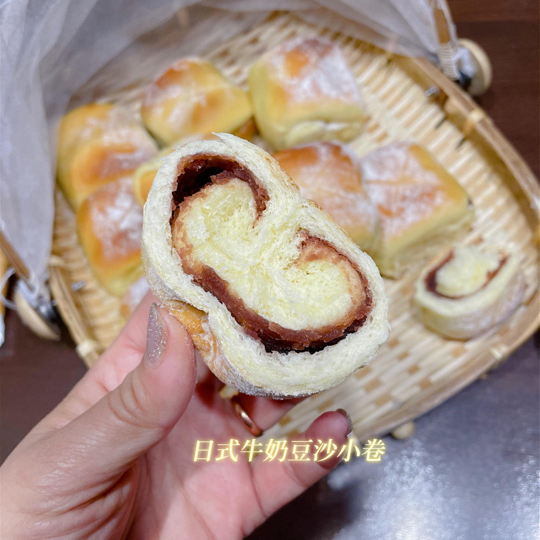 日式牛奶面包卷，松软到不行的一款