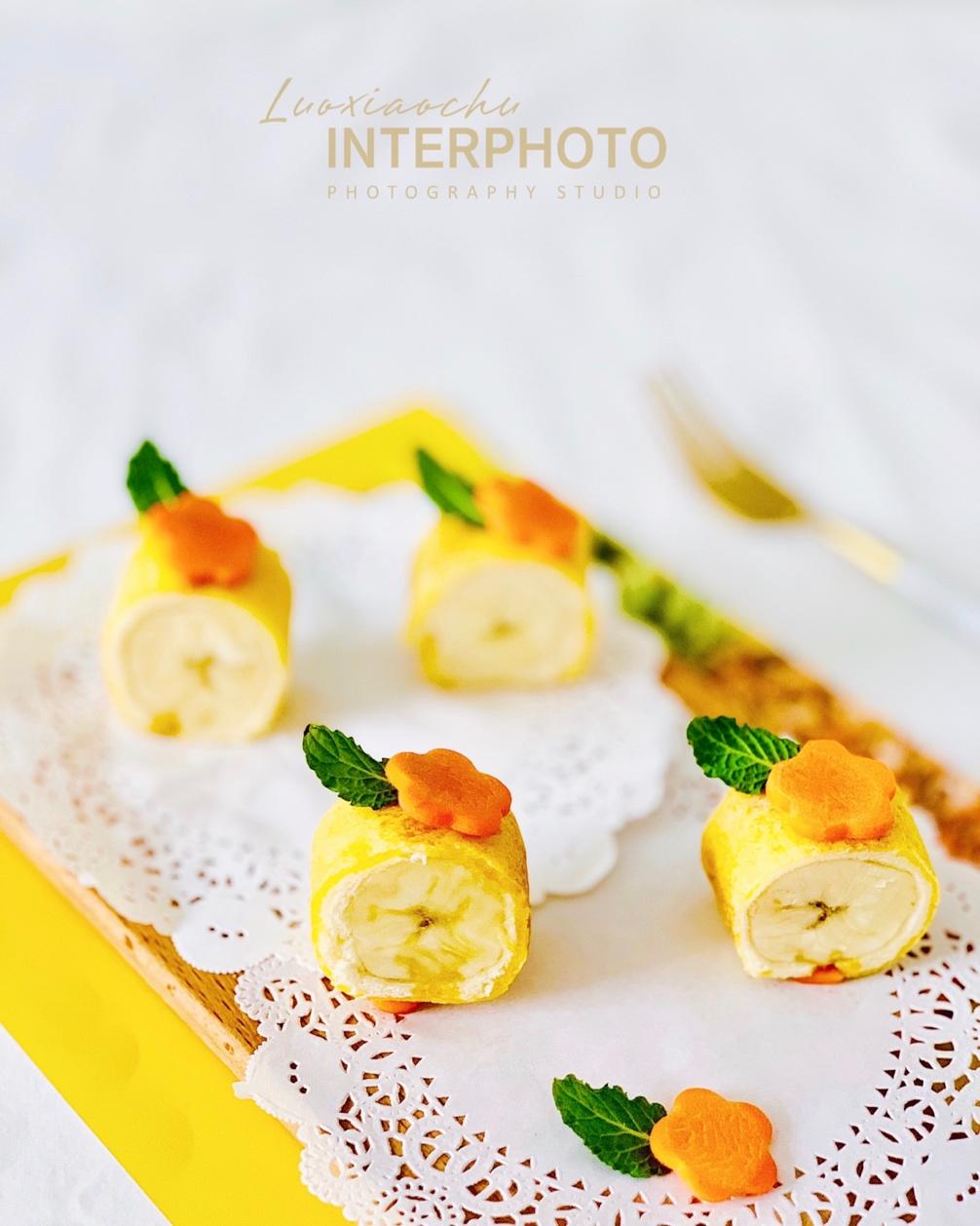 「今日份Brunch」香蕉吐司卷+银耳莲子羹