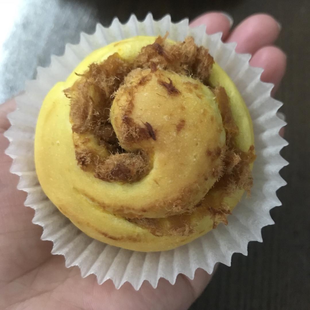 香喷喷的南瓜肉松吐司