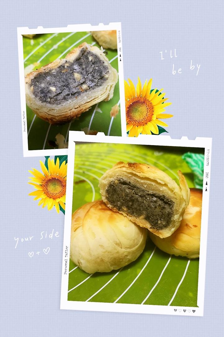 黑芝麻椒盐酥饼