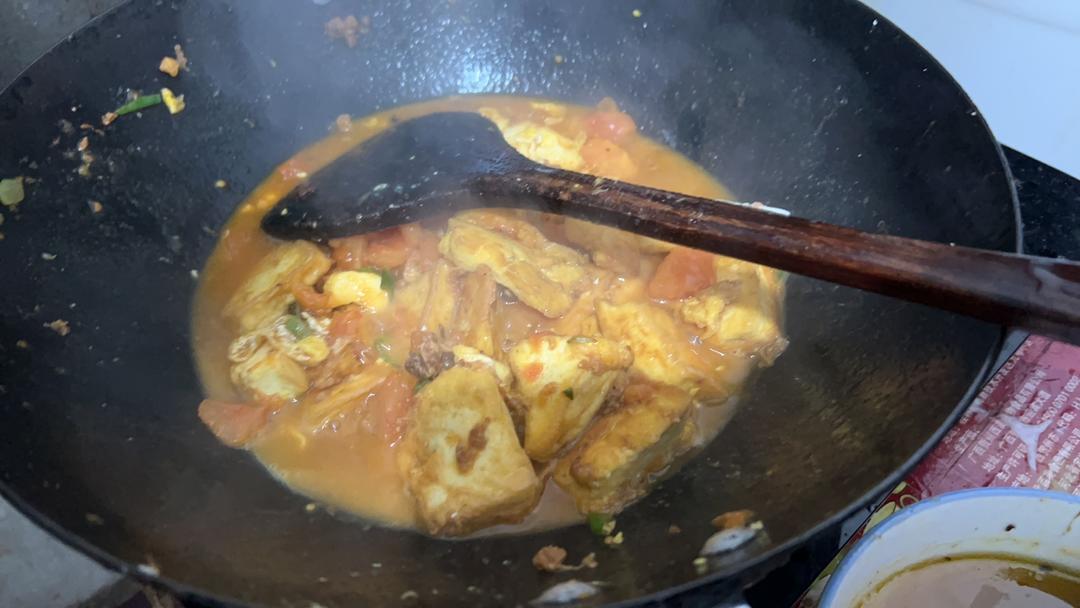西红柿烧豆腐