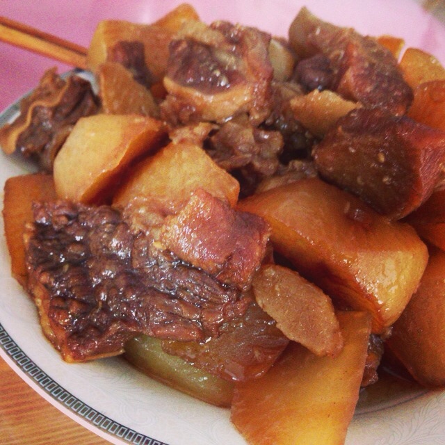萝卜牛腩饭