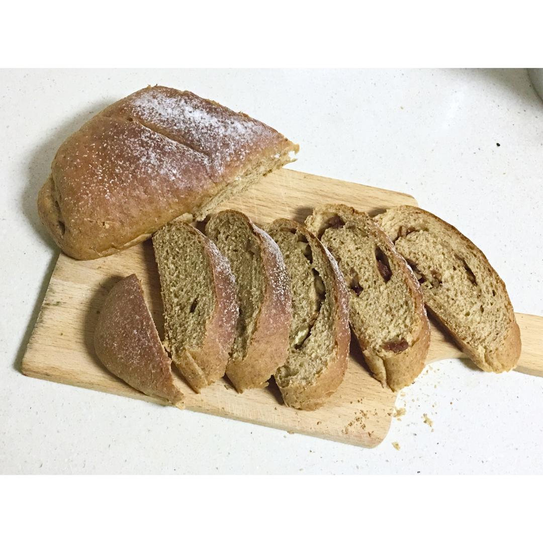 黑麦蔓越莓软欧包