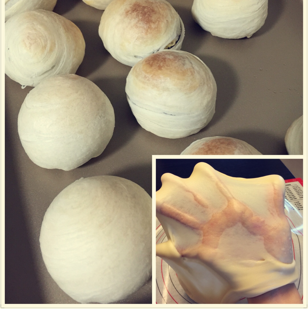 蛋黄酥~紫薯、抹茶、原味~花好月圆，中秋快乐~内附一次做六色蛋黄酥方法~