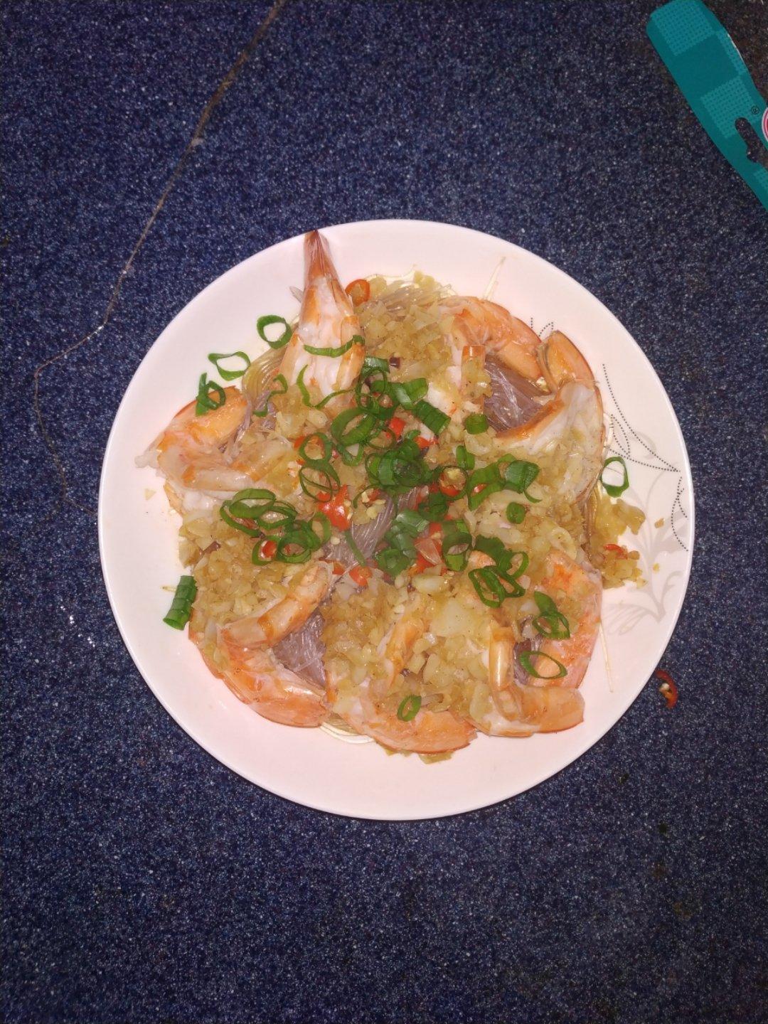 蒜蓉粉丝蒸虾