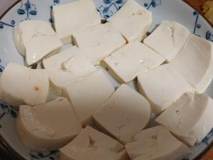 肉末榨菜蒸豆腐的做法 步骤3