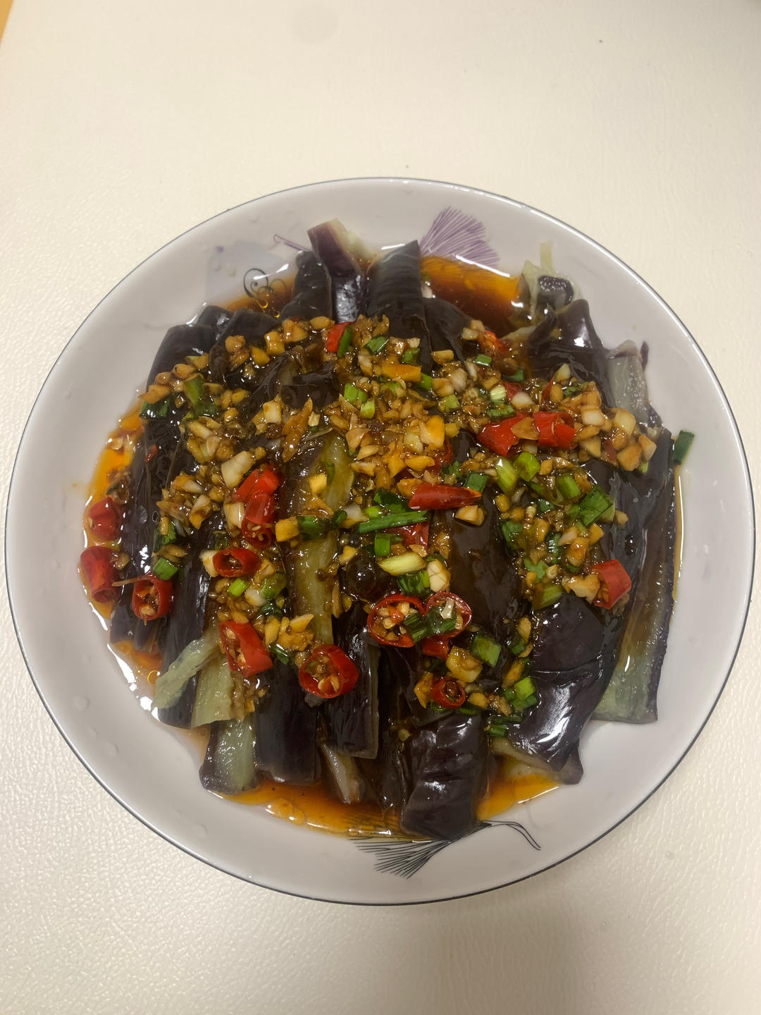 蒜泥茄子（蒸）