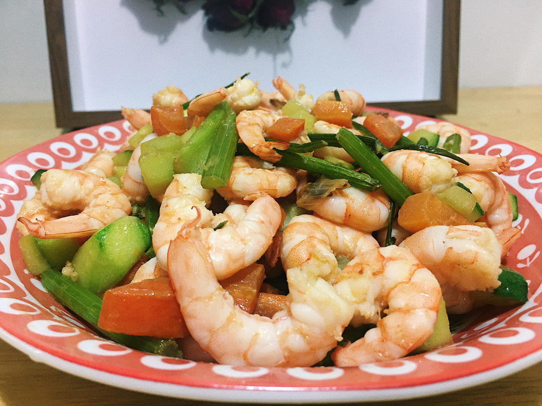 ㊙️巨好吃的西芹炒虾仁，减肥减脂必学菜谱，狂瘦脂必学菜谱，狂瘦！
