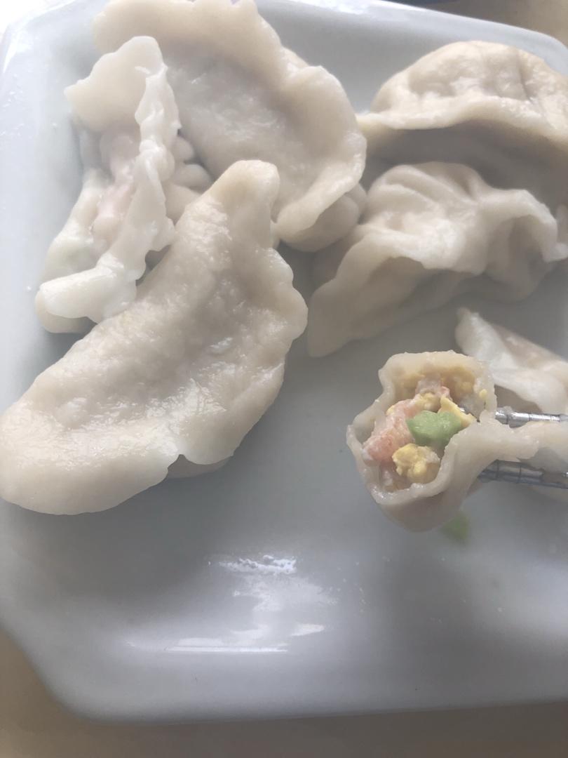 黄瓜虾仁饺子