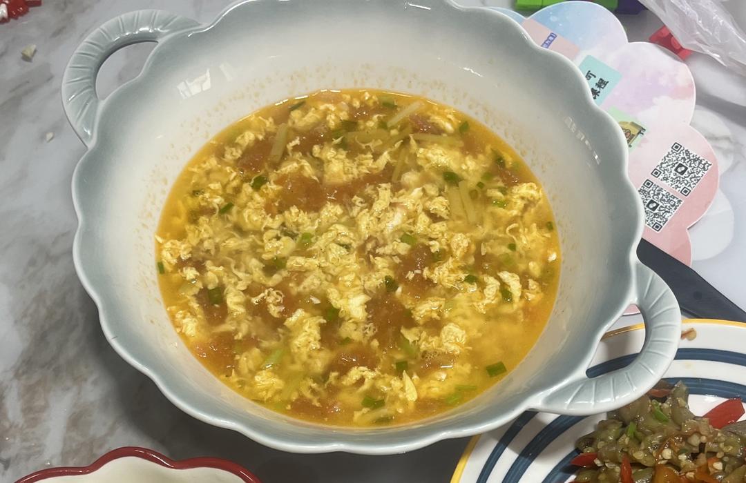 【跟我做不会错】简单又好喝的西红柿鸡蛋汤，家常又营养哦