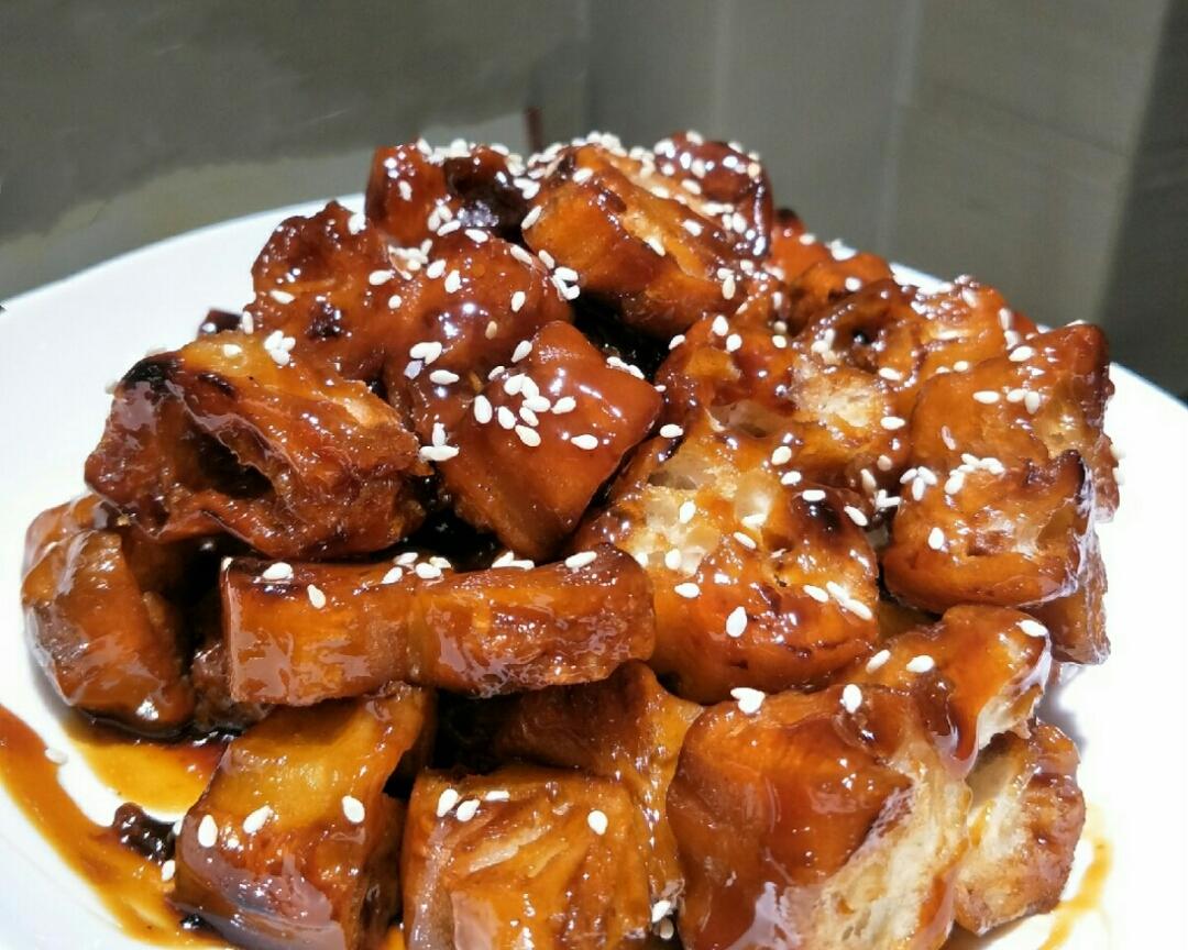 糖醋油条的做法