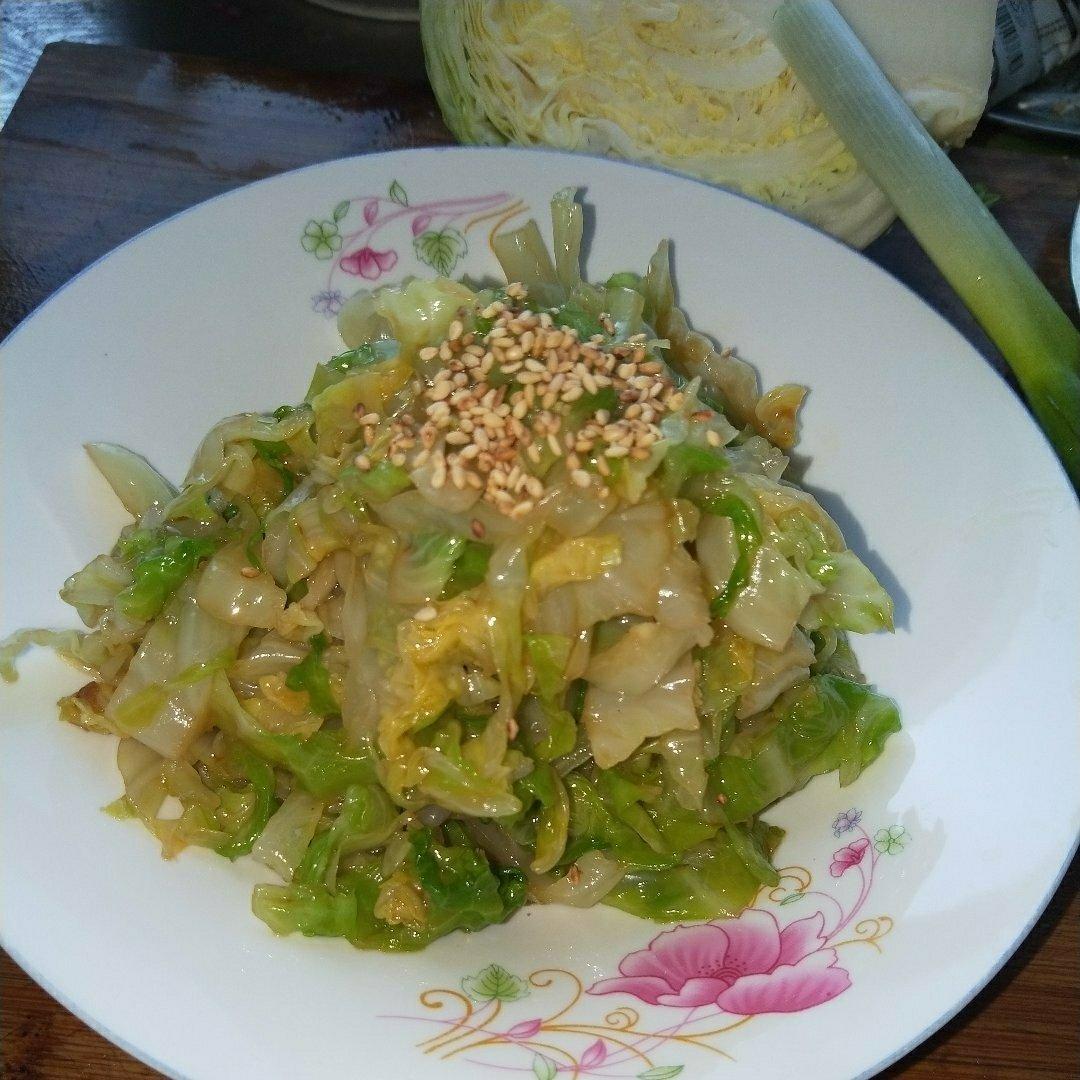 炝拌圆白菜