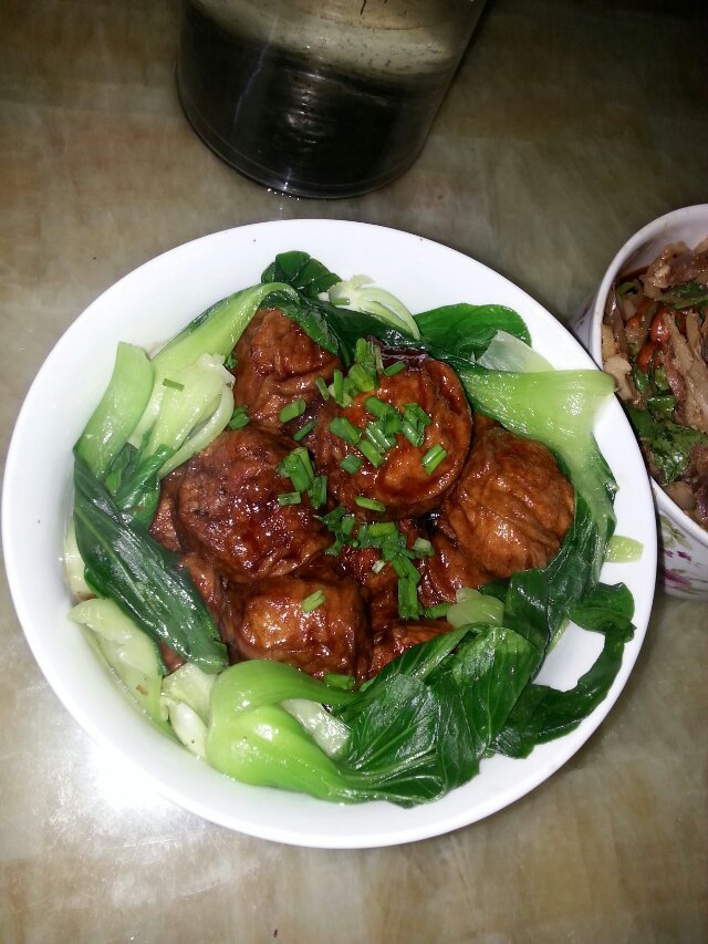 家乡味，肉酿面筋