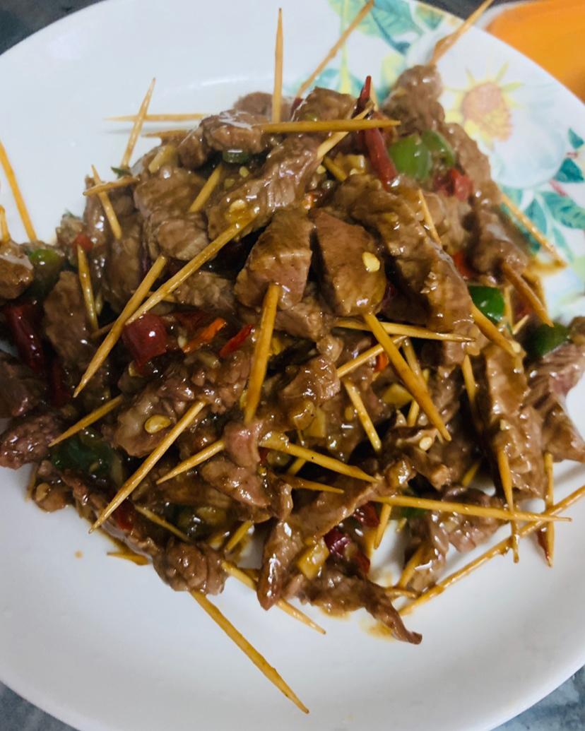 牙签牛肉 道地湖南味