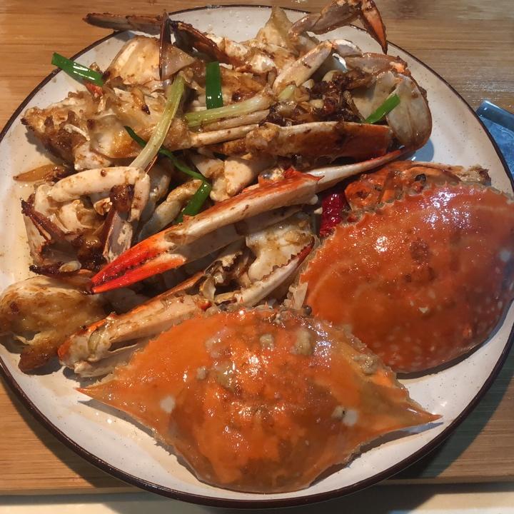 葱姜炒梭子蟹（very easy）