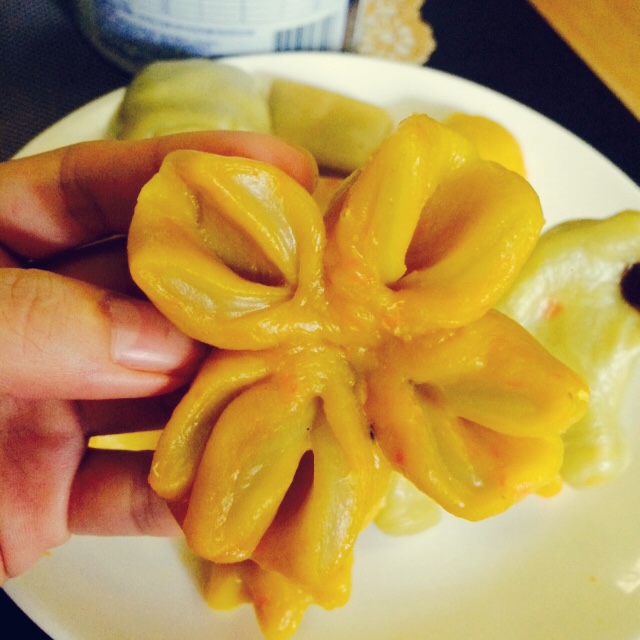 南瓜花样馒头