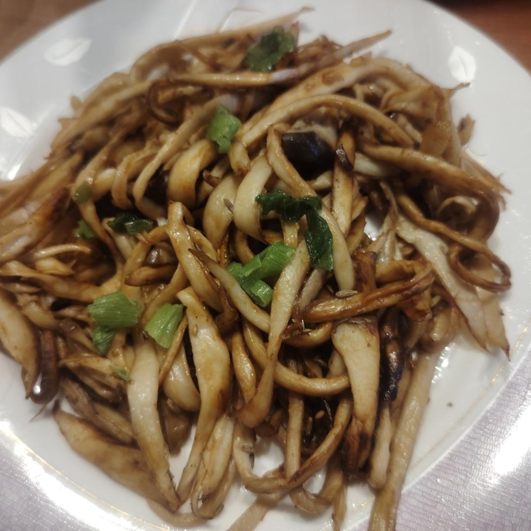 越嚼越香‼️比肉还要好吃👉干煸孜然杏鲍菇