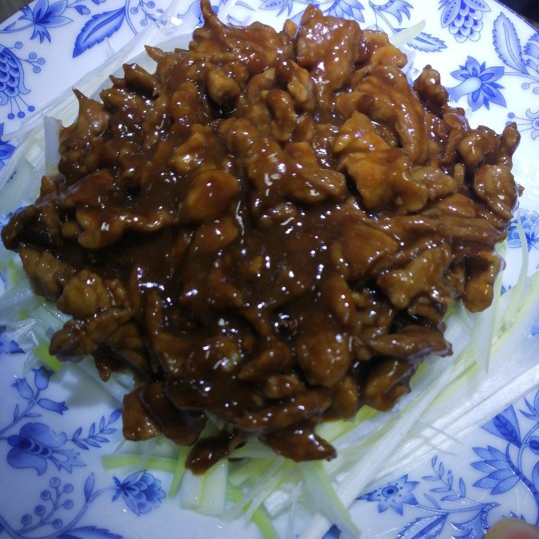 家常版京酱肉丝（卷饼菜）