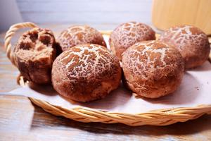 烘焙店畅销的巧克力可可牛奶面包❗️网红蘑菇云面包‼️松软好吃孩子最爱的做法 步骤19
