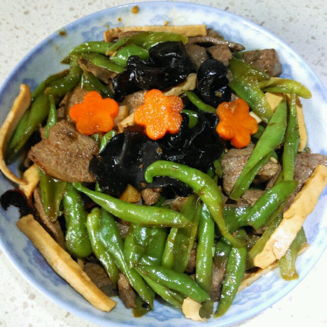 辣椒炒猪肝