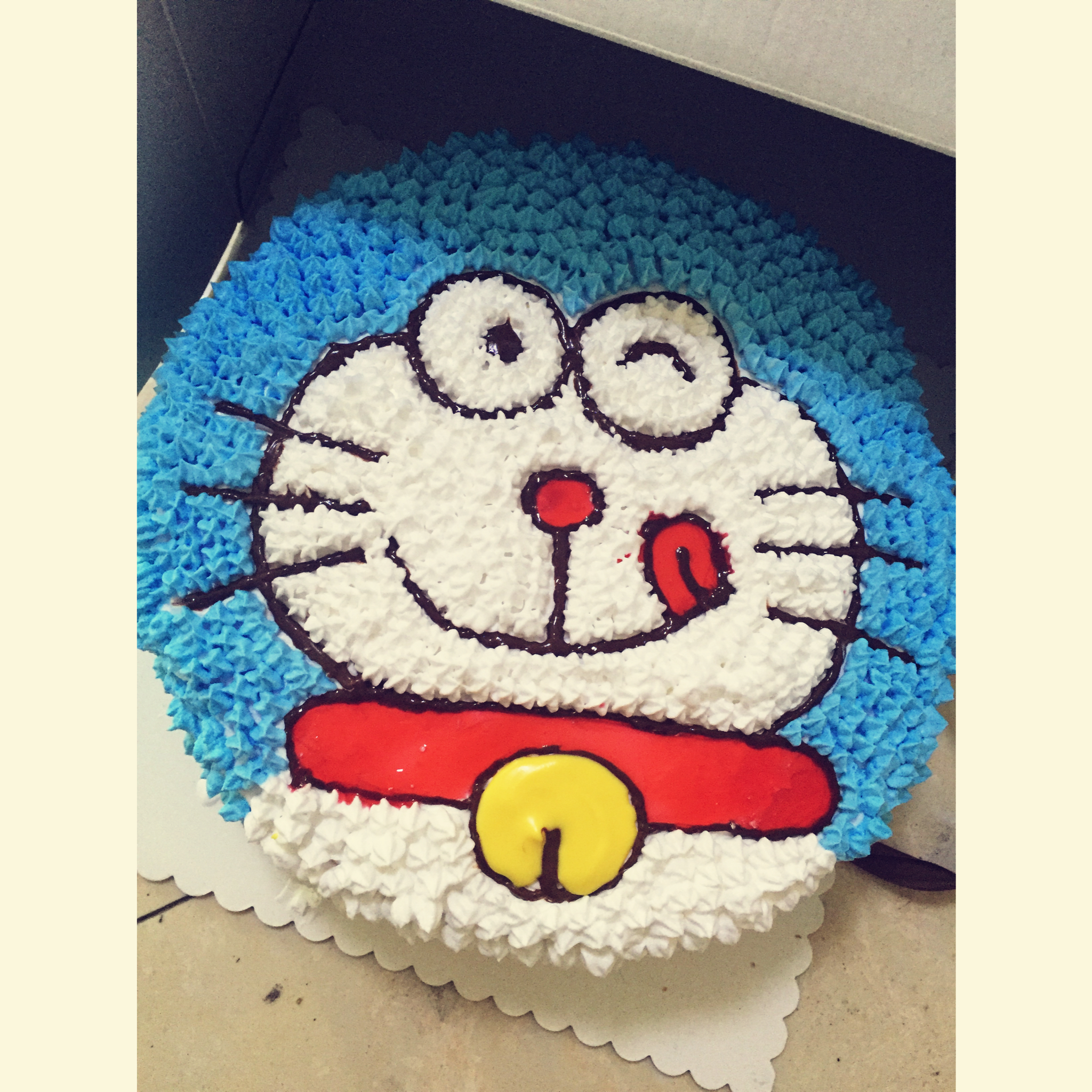 机器猫奶油蛋糕