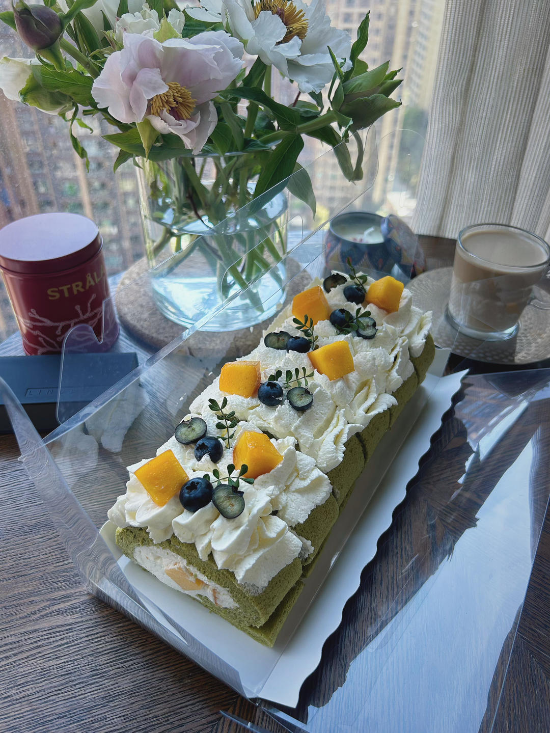 斑斓蜜瓜蛋糕卷