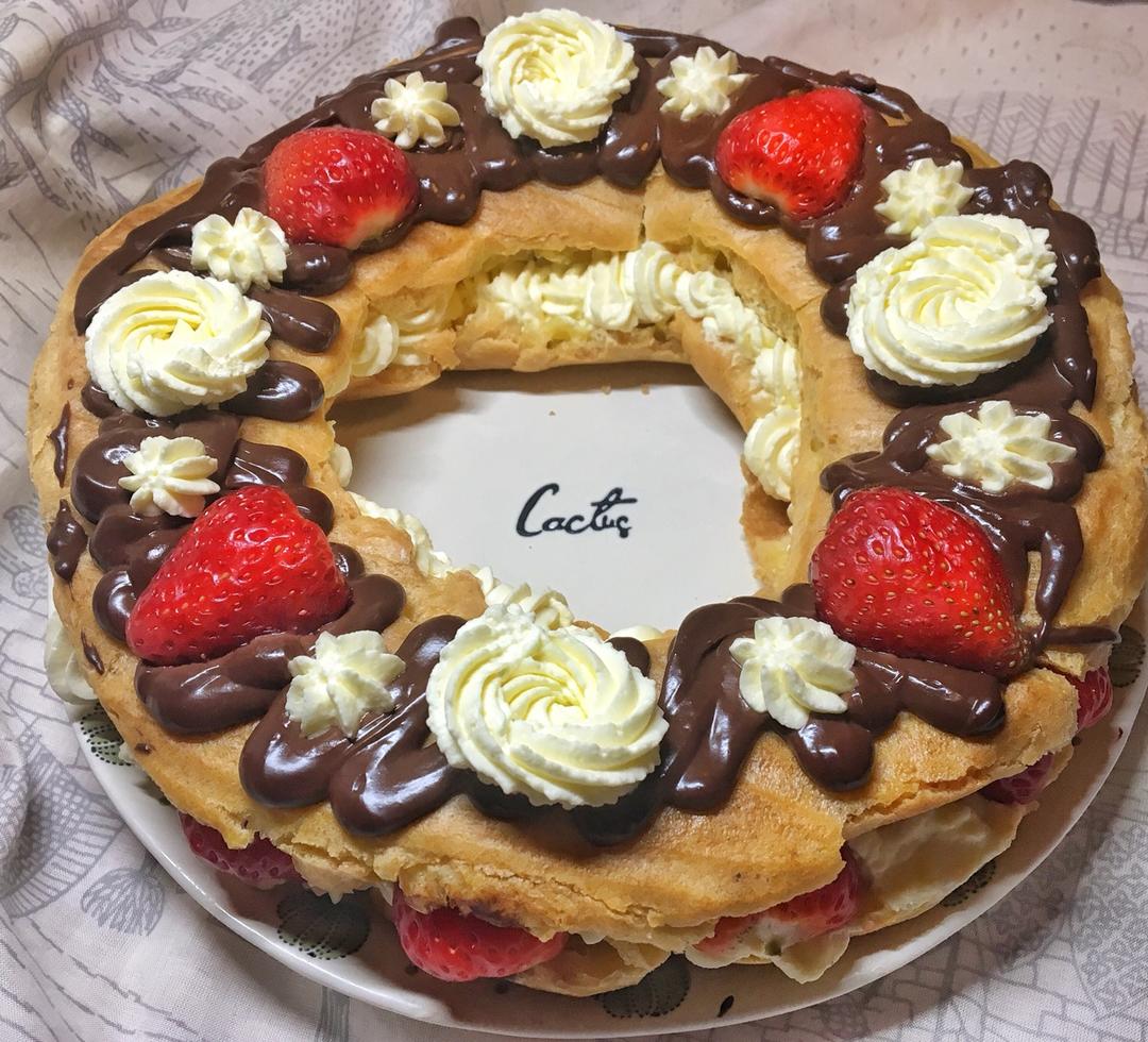 高颜值的花环泡芙