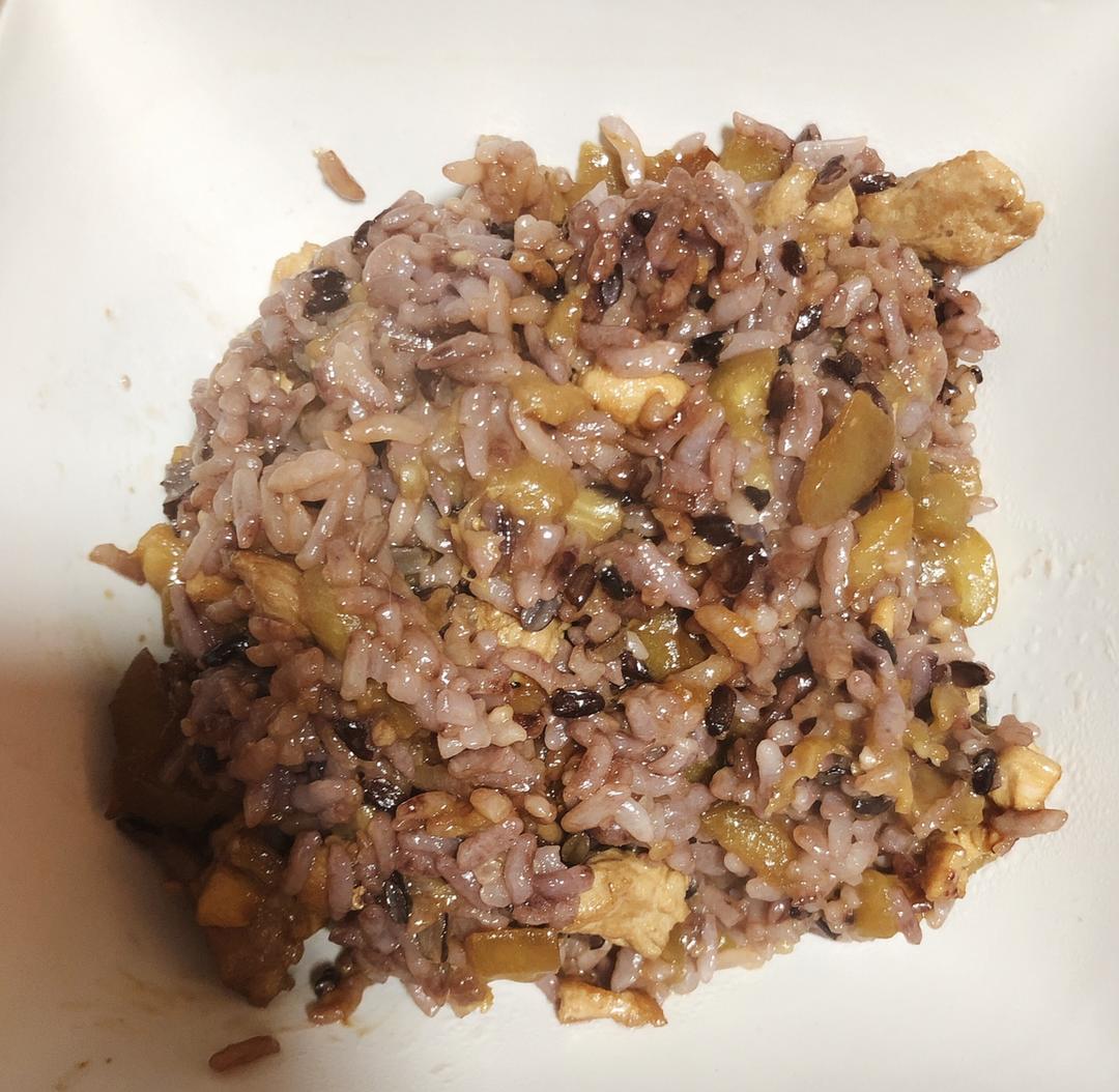 茄子炒饭