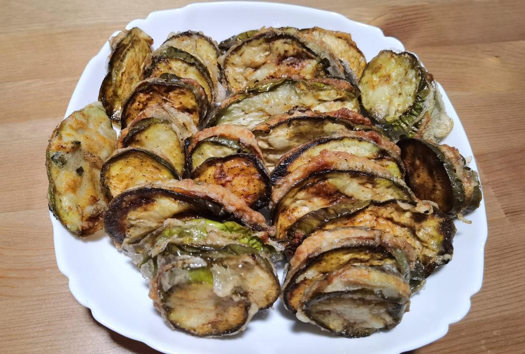 家常主食 炸茄盒 肉馅儿茄子