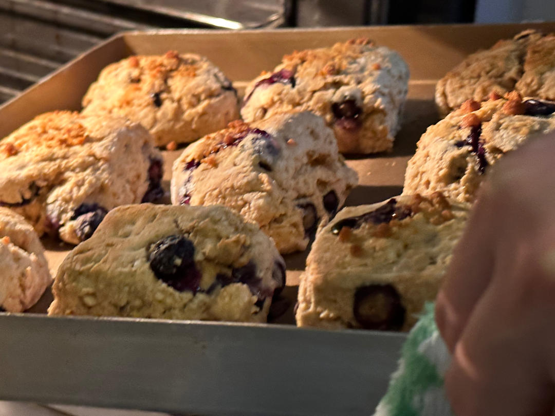 黑莓全麦早餐司康丨健康·烘焙<好好吃饭2>