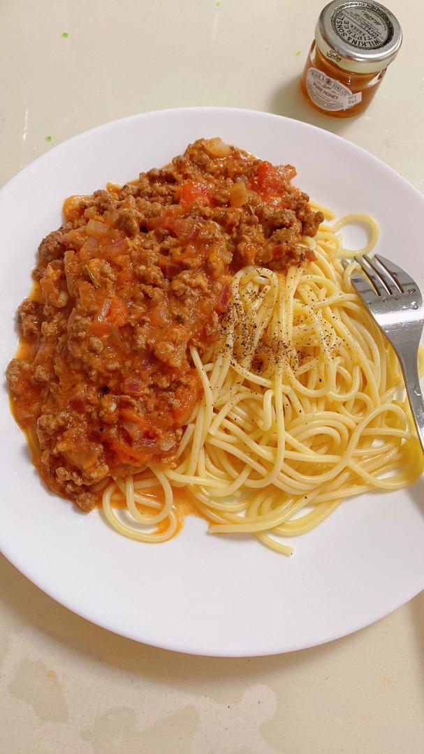 番茄肉酱意面