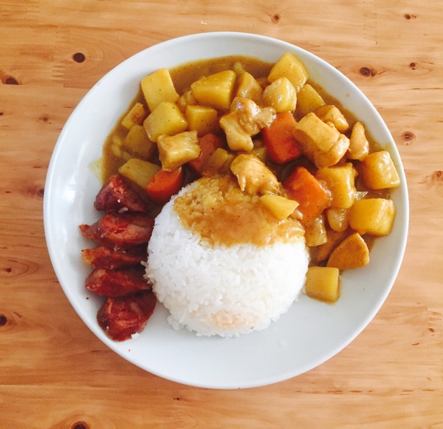 咖喱鸡肉饭