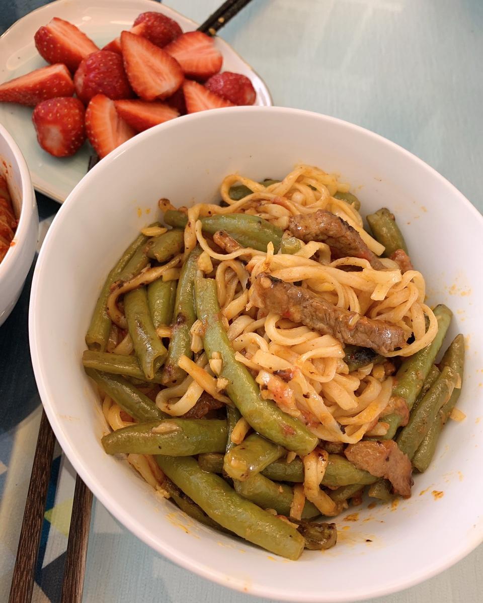 豆角焖面