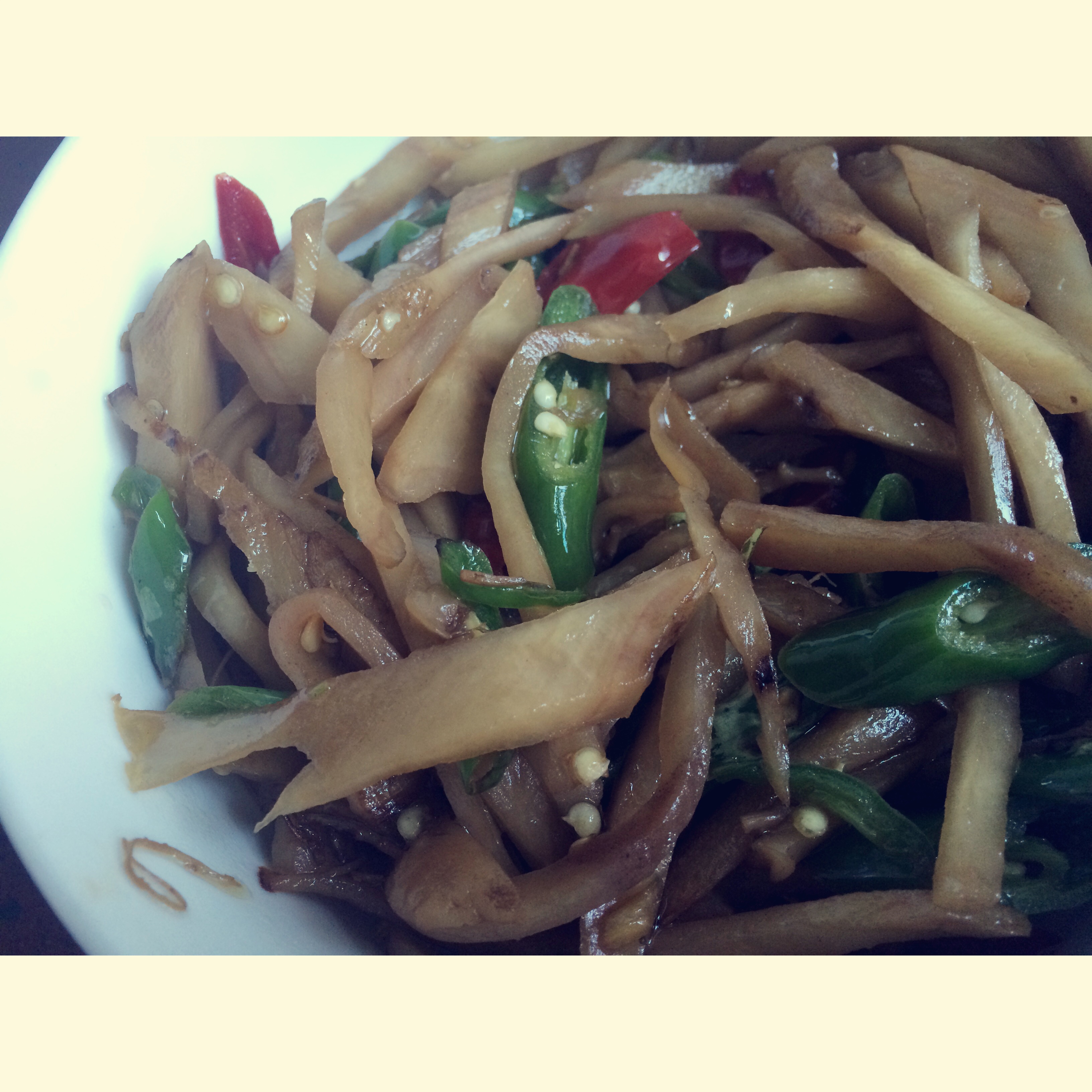 榨菜香干炒肉丝