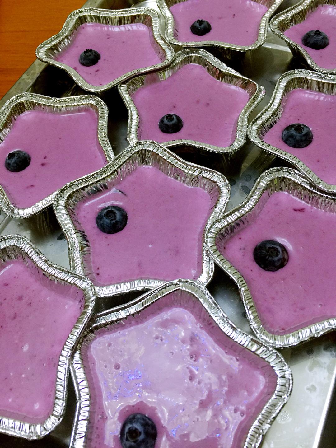 蓝莓牛奶布丁的做法