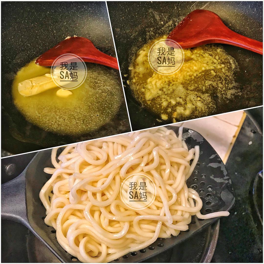 Garlic Noodle 黄油蒜香面/儿童菜谱的做法 步骤1