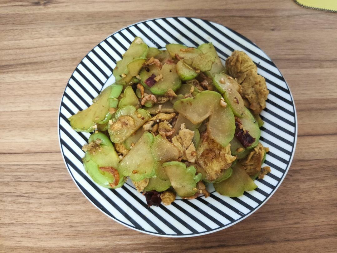 家常素菜佛手瓜炒鸡蛋🥚