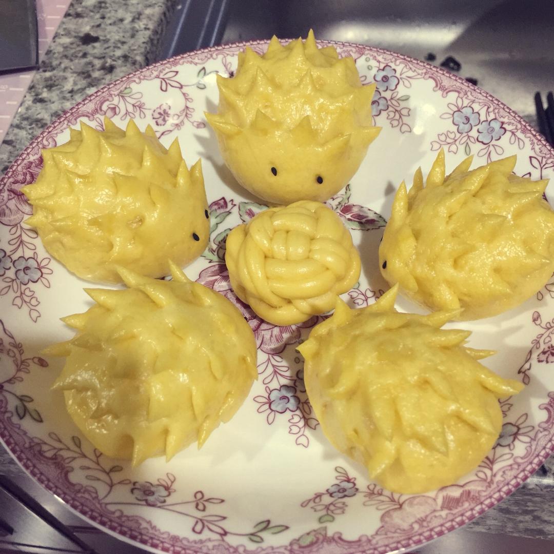 【南瓜花式馒头】