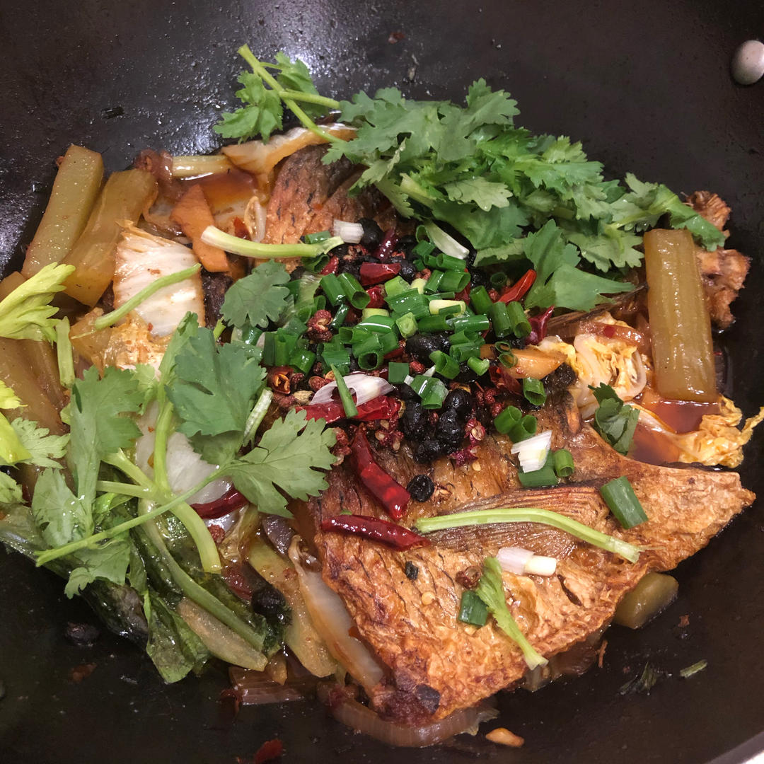 平底锅烤鱼（麻辣）