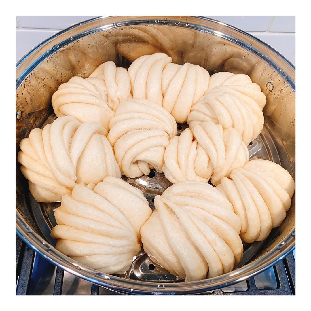 造型漂亮做法超简单的，花卷馒头