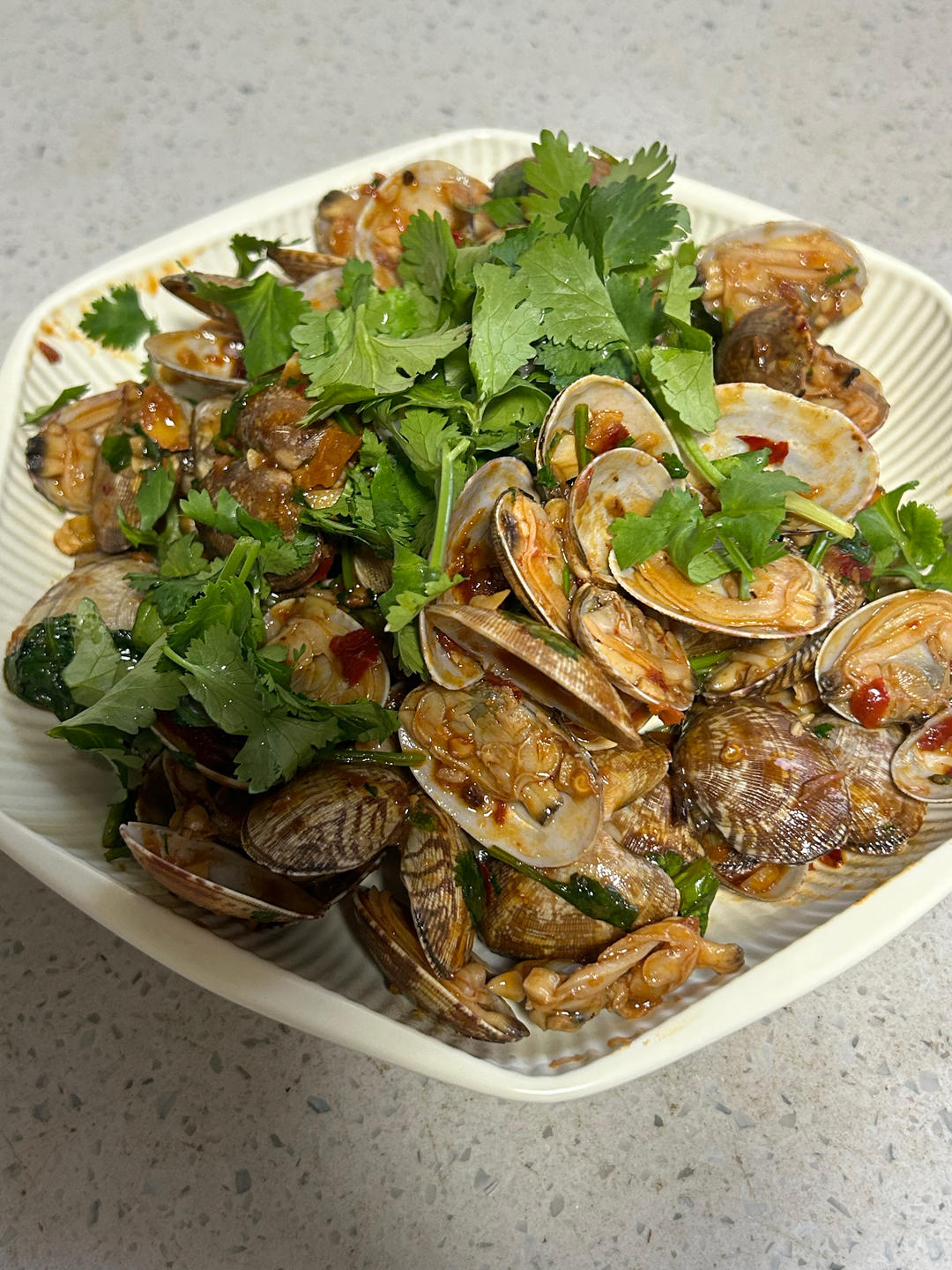 口味花甲的做法