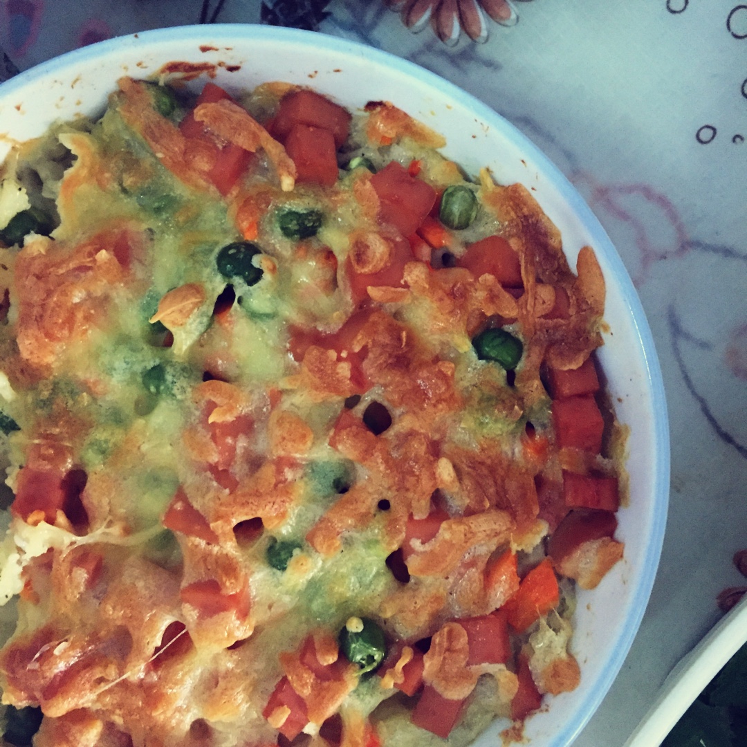 奶酪什蔬焗土豆泥