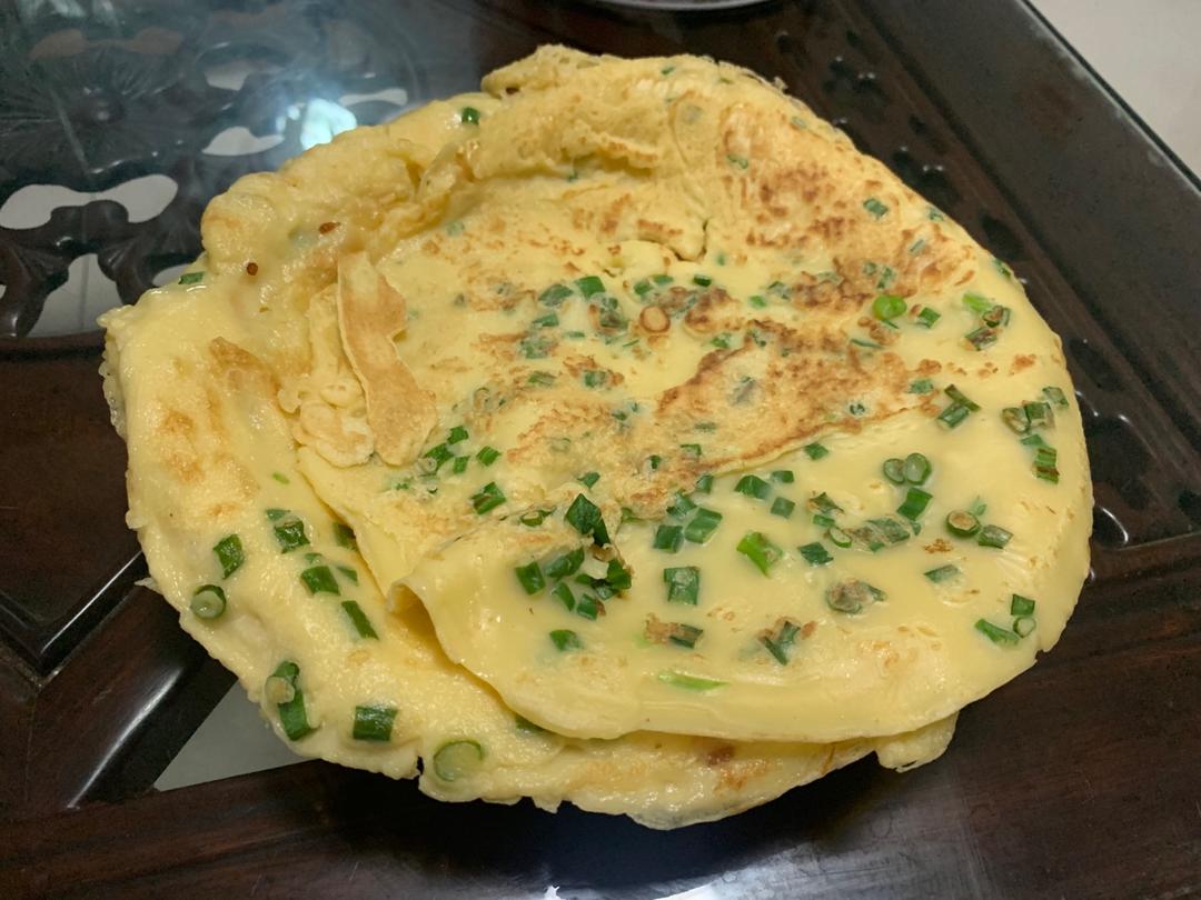 奶香葱花蛋饼（低筋面粉版）