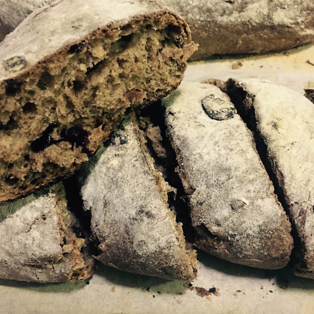 全麦核桃包～软欧包