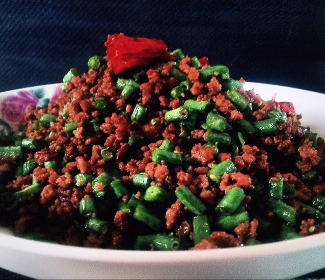 肉末豇豆